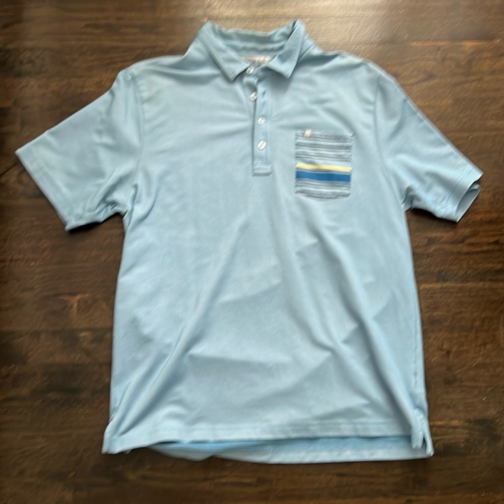 COPY - Travis Matthew Blue Polo